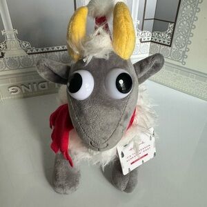 NWT HALLMARK TIS THE SEASON SCREAMIN GOAT PLUSH WITH SOUND NEW w Tag !